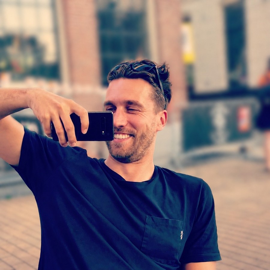 Persoonlijke foto van Arnold, spontaan, geen werkfoto
